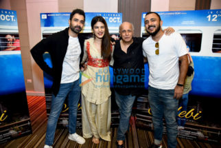 Jalebi cast snapped during Delhi promotions