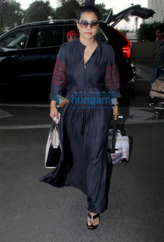 Kajol and Hansika Motwani and others snapped at the airport