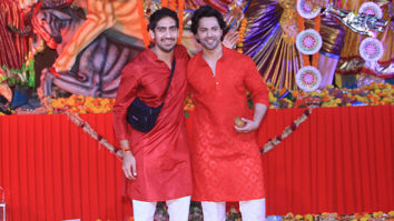 Varun Dhawan, Ayan Mukerji and others spotted at Durga Pooja