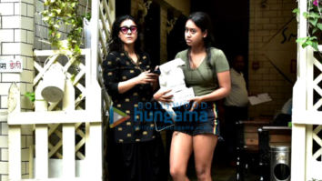 Kajol and her daughter snapped post lunch date in Bandra