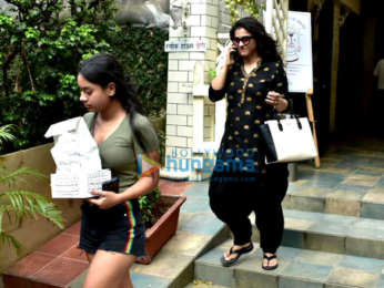 Kajol and her daughter snapped post lunch date in Bandra