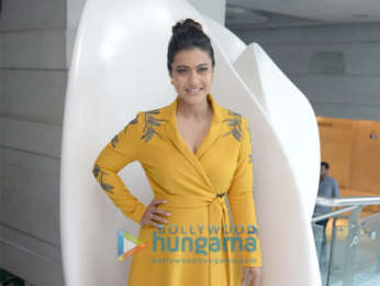 Kajol snapped promoting her film Helicopter Eela