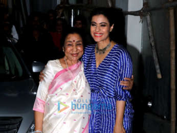 Kajol and Asha Bhosle snapped in Mumbai