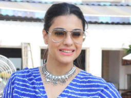 Kajol spotted promoting Helicopter Eela at Sun and Sand hotel in Juhu