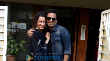 Kangana Ranaut snapped post attending a meeting in Juhu