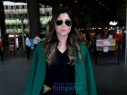 Kanika Kapoor, R Madhavan And Kartik Aaryan snapped at the airport
