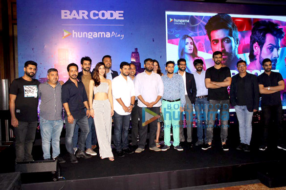 karan wahi simran kau mundi akshay oberoi and others grace the launch of hungamas web series bar code 6