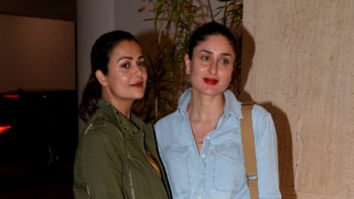 Kareena Kapoor Khan, Amrita Arora and Karan Johar snapped at Manish Malhotra’s residence in Bandra