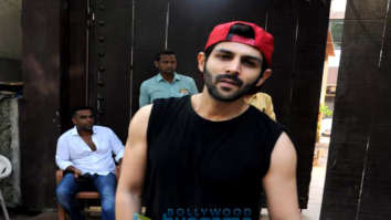 Kartik Aaryan snapped at the gym