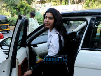 Khushi Kapoor snapped post salon session in Juhu