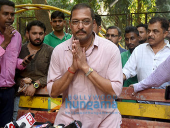 Nana Patekar addresses a press meet