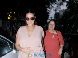 Neha Dhupia snapped with her mother Manpinder at Santacruz