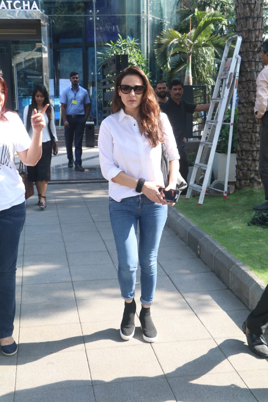 Preity Zinta spotted at Yauatcha in BKC Preity Zinta spotted at Yauatcha in BKC