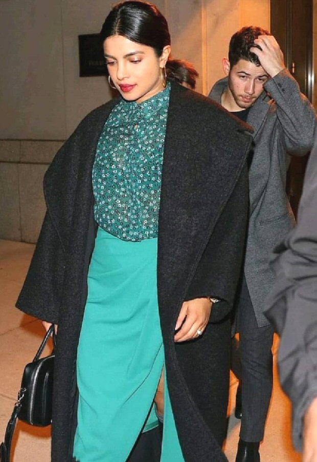 Priyanka Chopra and fiancé Nick Jonas enjoy date night at a Broadway musical; shares a candid moment of Nick bonding with her nephew