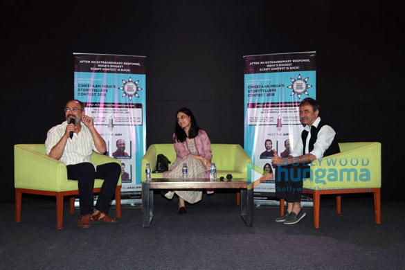 rajkumar hirani graces the launch of the 2nd edition of cinestaan script contest 3