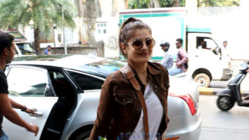 Raveena Tandon spotted after a salon session in Vile Parle