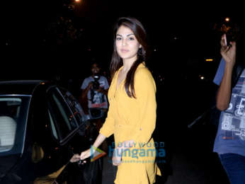 Rhea Chakraborty spotted at the Vishesh Films' office in Khar