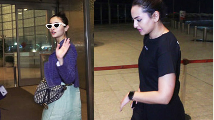 SPOTTED: Alia Bhatt ,Sonakshi Sinha & others at Airport