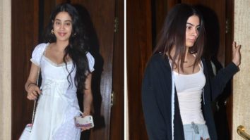 SPOTTED: Janhvi Kapoor & Khushi at Manish Malhotra’s house