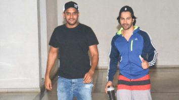 SPOTTED: Varun Dhawan & Ayan Mukerji at Karan Johar’s house