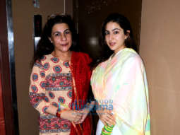 Sara Ali Khan and Amrita Singh snapped at PVR, Juhu