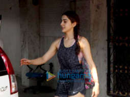 Sara Ali Khan spotted at gym