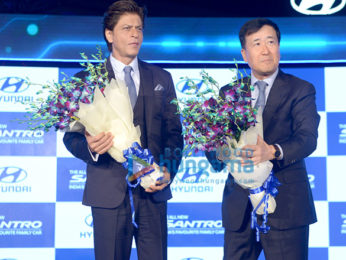 Shah Rukh Khan graces the launch of the new Santro