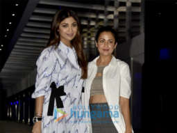 Shilpa Shetty and Amrita Arora spotted at Hakkasan in Bandra