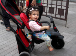 Soha Ali Khan’s daughter Inaaya spotted at home