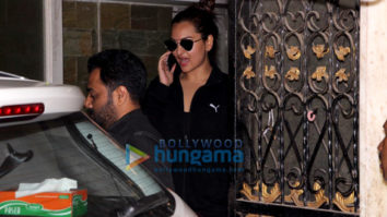 Sonakshi Sinha, Nushrat Bharucha and Ileana D’Cruz snapped outside the gym