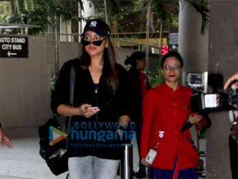 Sonakshi Sinha and Amit Sadh snapped at the airport