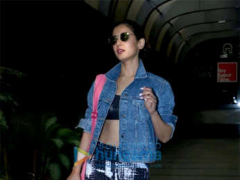 Sonal Chauhan snapped outside the gym in Khar