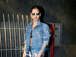 Sonal Chauhan snapped outside the gym in Khar
