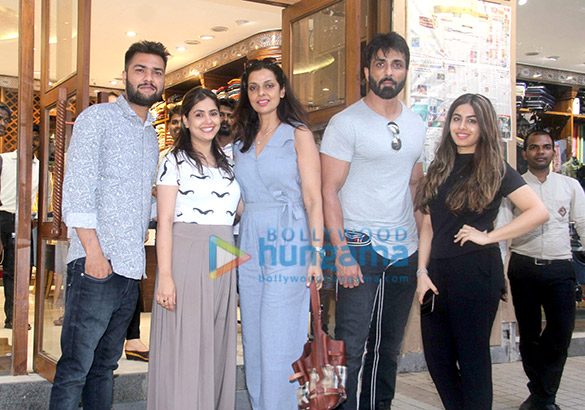 Sonu Sood snapped with family at Nero store