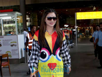 Urvashi Rautela and Javed Akhtar snapped at the airport