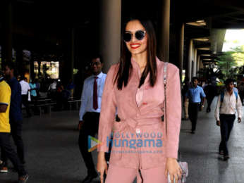 Varun Dhawan, Manushi Chhillar and Kunal Khemu snapped at the airport