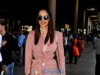Varun Dhawan, Manushi Chhillar and Kunal Khemu snapped at the airport