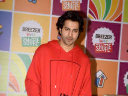 Varun Dhawan snapped attending the Breezer event