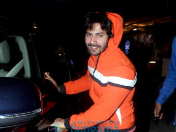 Varun Dhawan snapped outside a gym in Juhu