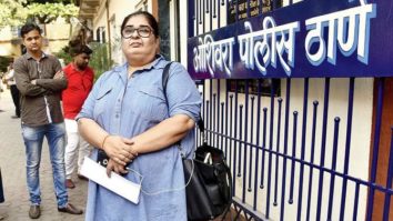 Vinita Nanda records her statement at Oshiwara Police Station