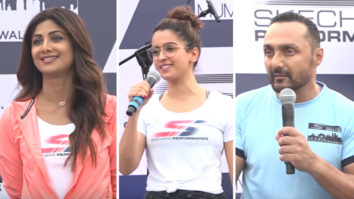 Walkathon Flag off by Shilpa Shetty,Sanya Malhotra & Rahul Bose
