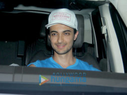 Aayush Sharma and Varun Dhawan snapped at the gym in Juhu