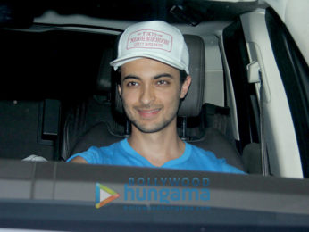 Aayush Sharma and Varun Dhawan snapped at the gym in Juhu