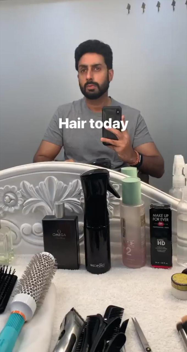 Abhishek Bachchan goes stubble free; flaunts clean shaven look after years Abhishek Bachchan goes stubble free; flaunts clean shaven look after years