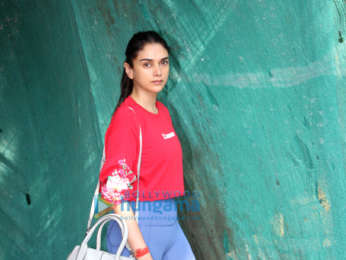Aditi Rao Hydari and Iulia Vantur snapped at the gym