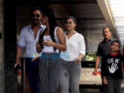 Ajay Devgn and family snapped at Hakkasan in Bandra