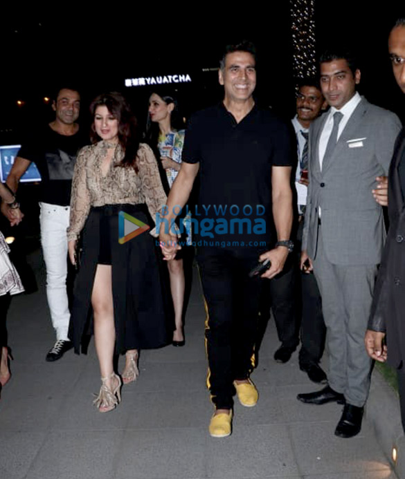 akshay kumar twinkle khanna and bobby deol snapped at yauatcha in bkc 5