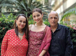 “If three of us work together in a film, it would be a blast on the set”- Alia Bhatt on working with her parents Mahesh Bhatt and Soni Razdan
