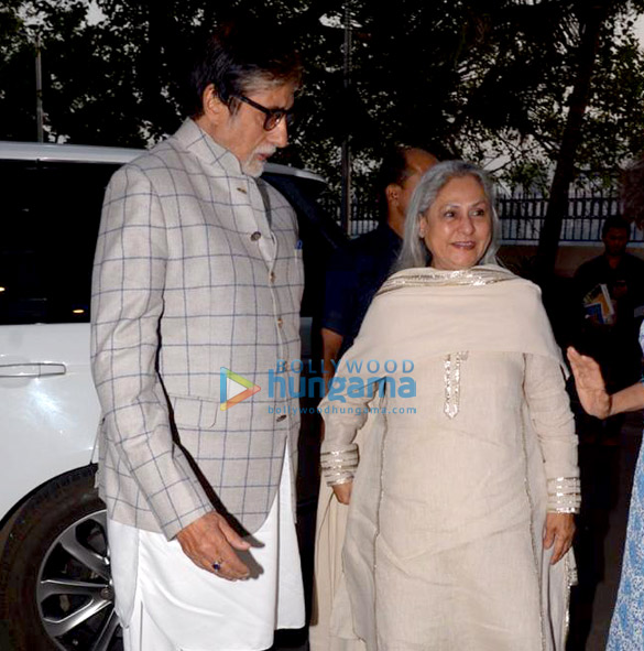 amitabh bachchan and jaya bachchan snapped at the launch of siddharth shanghvis new book the rabbit the squirrel at 9th edition of tata literature live 5