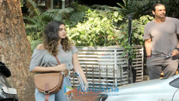 Arjun Rampal and Gabriella Demetriades snapped in Mumbai